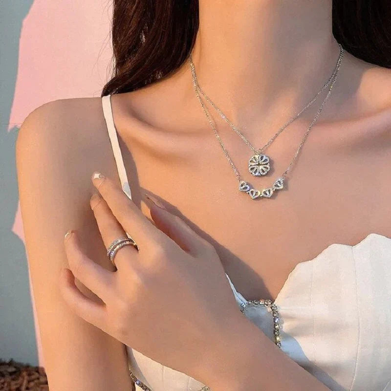 'Four-Leaf Heart Shape Necklace'The Best New Year Gifts For Your Loved Ones'