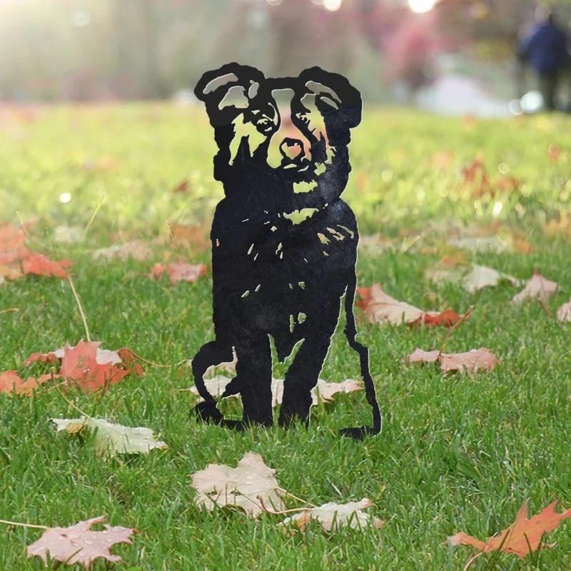 Australian Shepherd Metal Silhouette