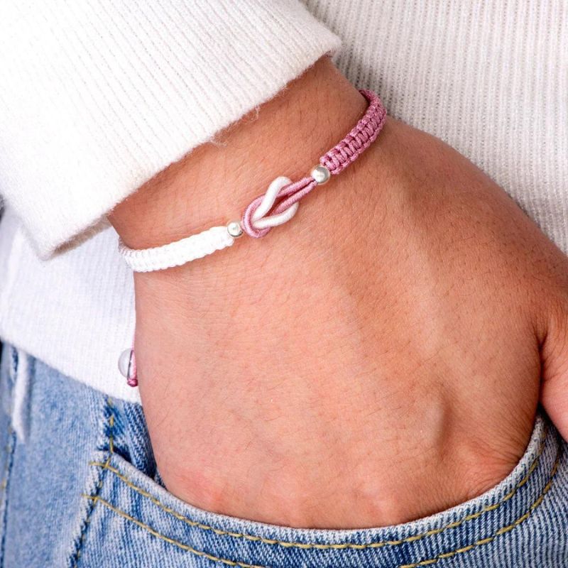 To My Granddaughter - Handmade Braided Bracelet'