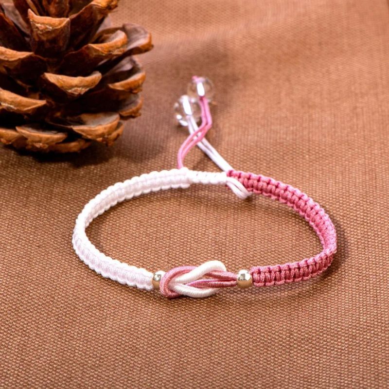 To My Granddaughter - Handmade Braided Bracelet'