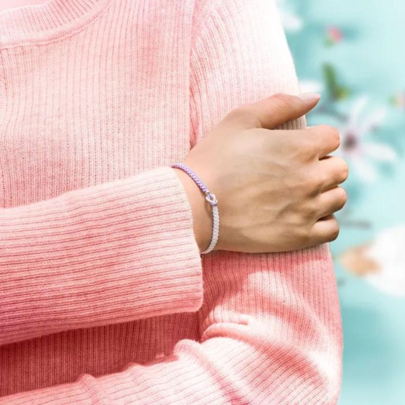 To My Granddaughter - Handmade Braided Bracelet'