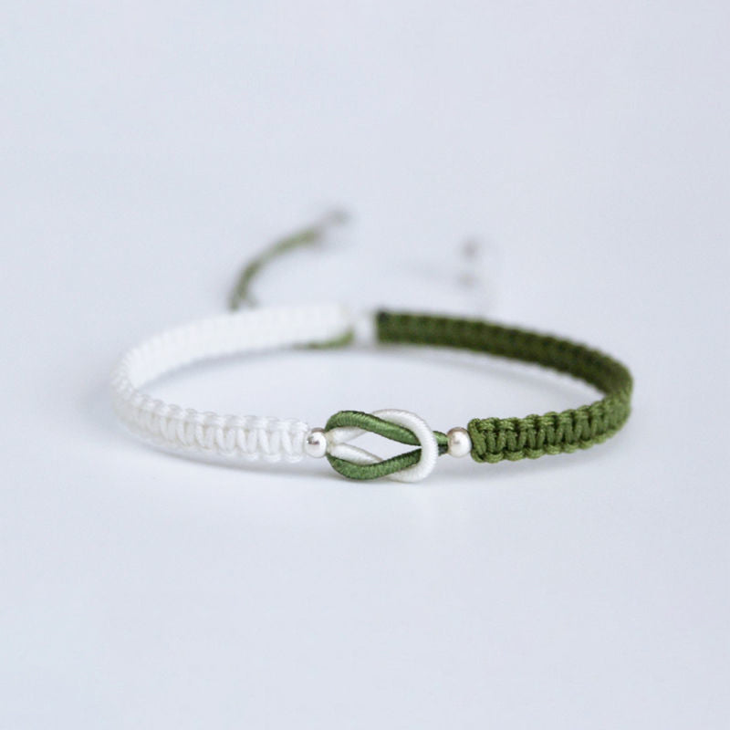 To My Granddaughter - Handmade Braided Bracelet'