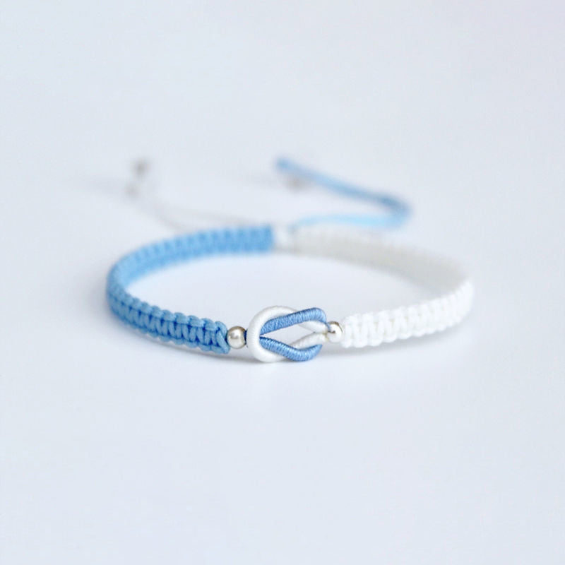 To My Granddaughter - Handmade Braided Bracelet'