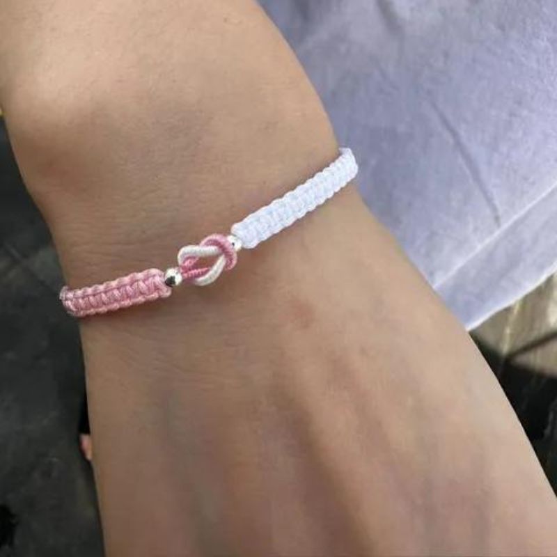 To My Granddaughter - Handmade Braided Bracelet'