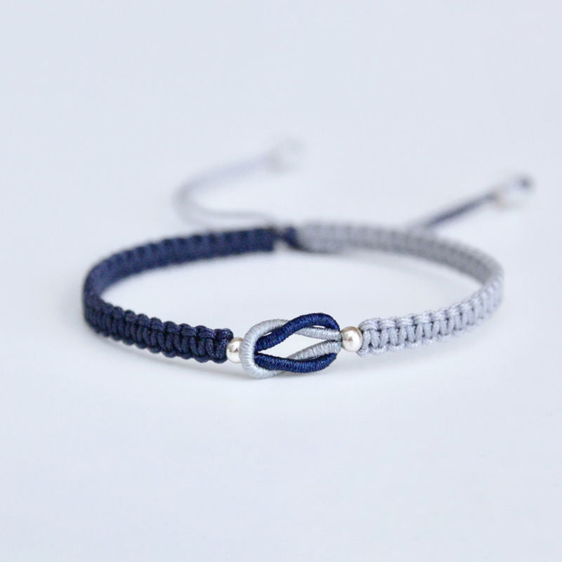 To My Granddaughter - Handmade Braided Bracelet'