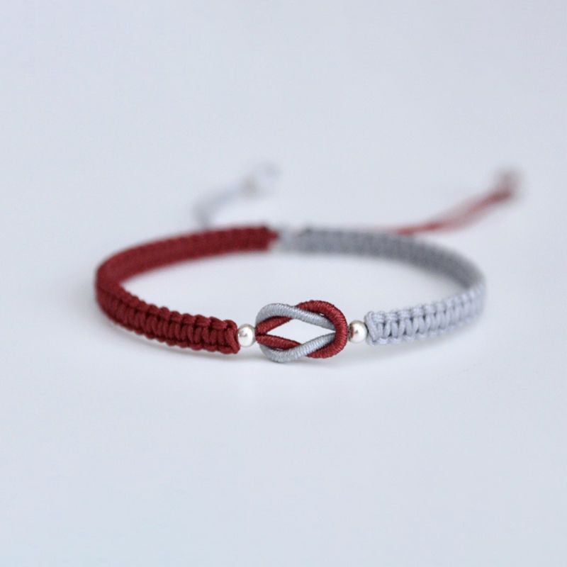 To My Granddaughter - Handmade Braided Bracelet'