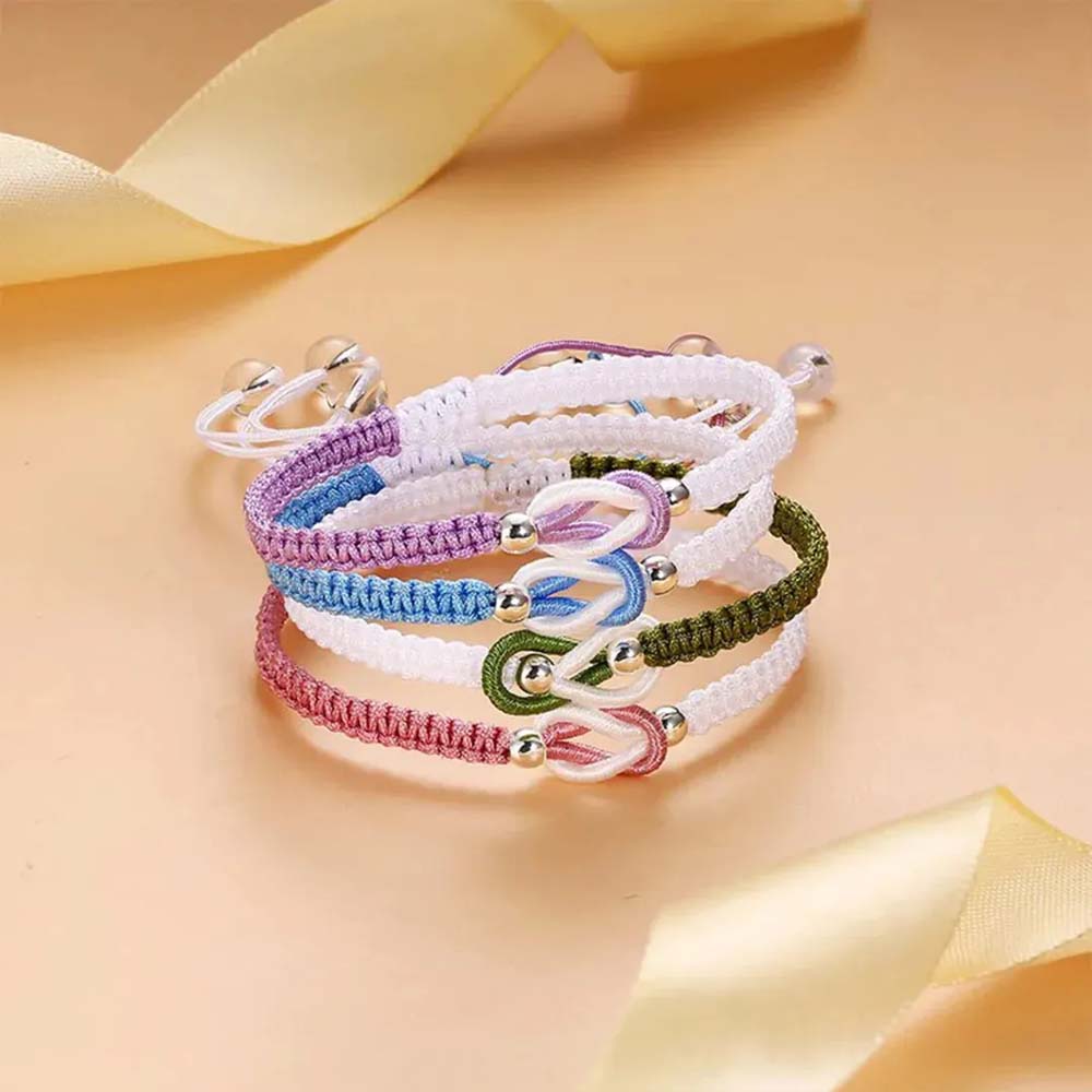 To My Granddaughter - Handmade Braided Bracelet'