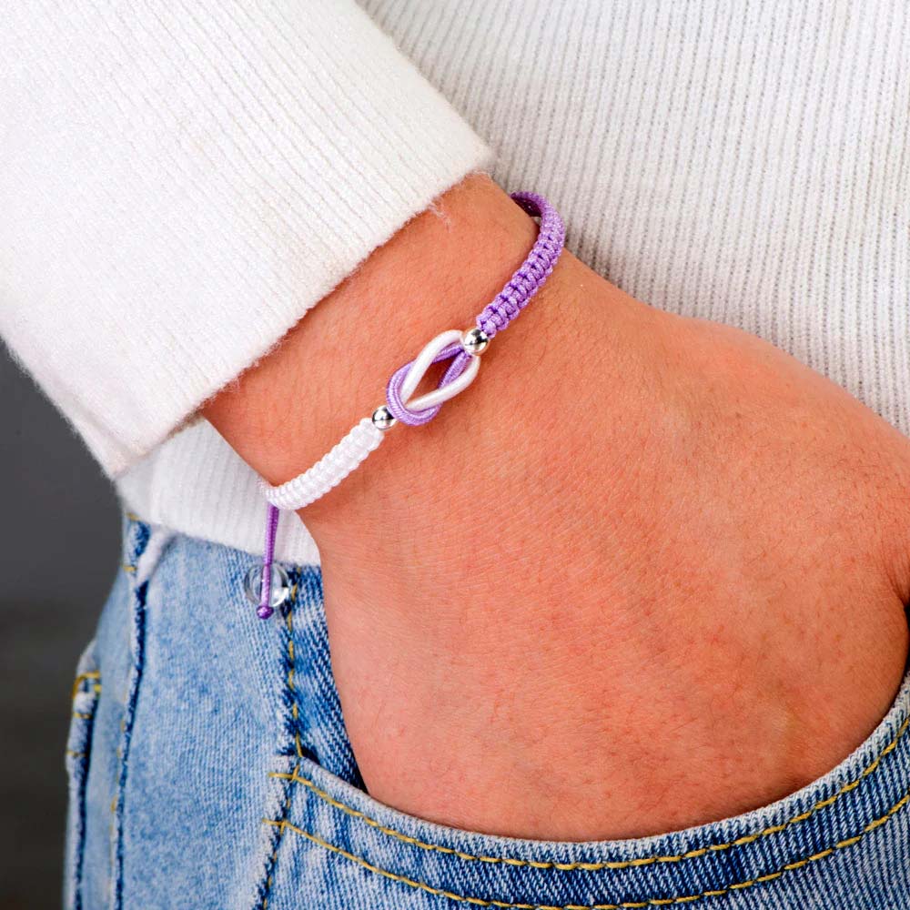 To My Granddaughter - Handmade Braided Bracelet'