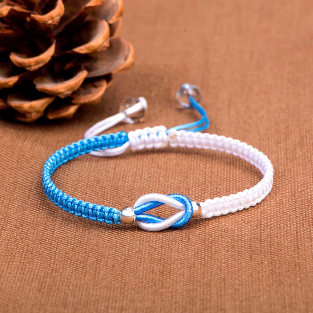 To My Granddaughter - Handmade Braided Bracelet'