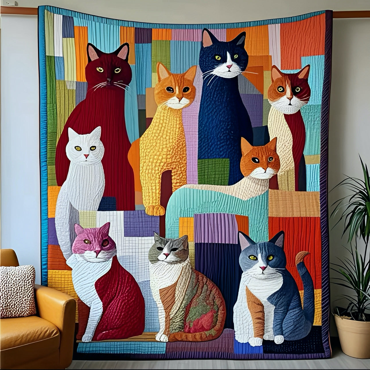 Luxury Fancy Cats Blanket - Y106
