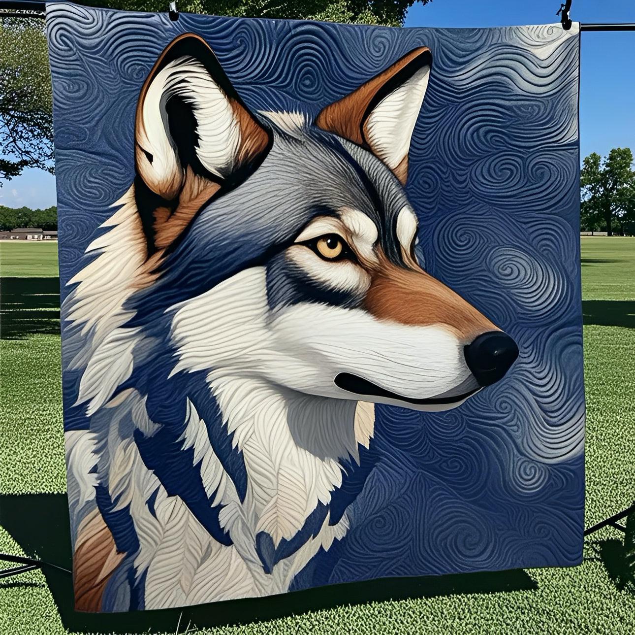 Luxury Fancy Wolf Blanket - Y107