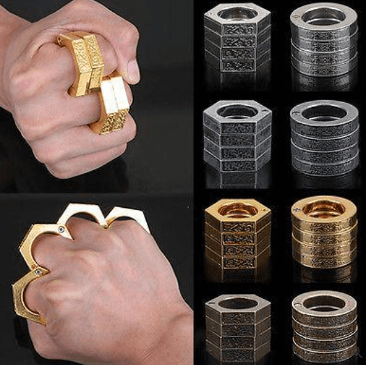 Hard Self Defense Rings