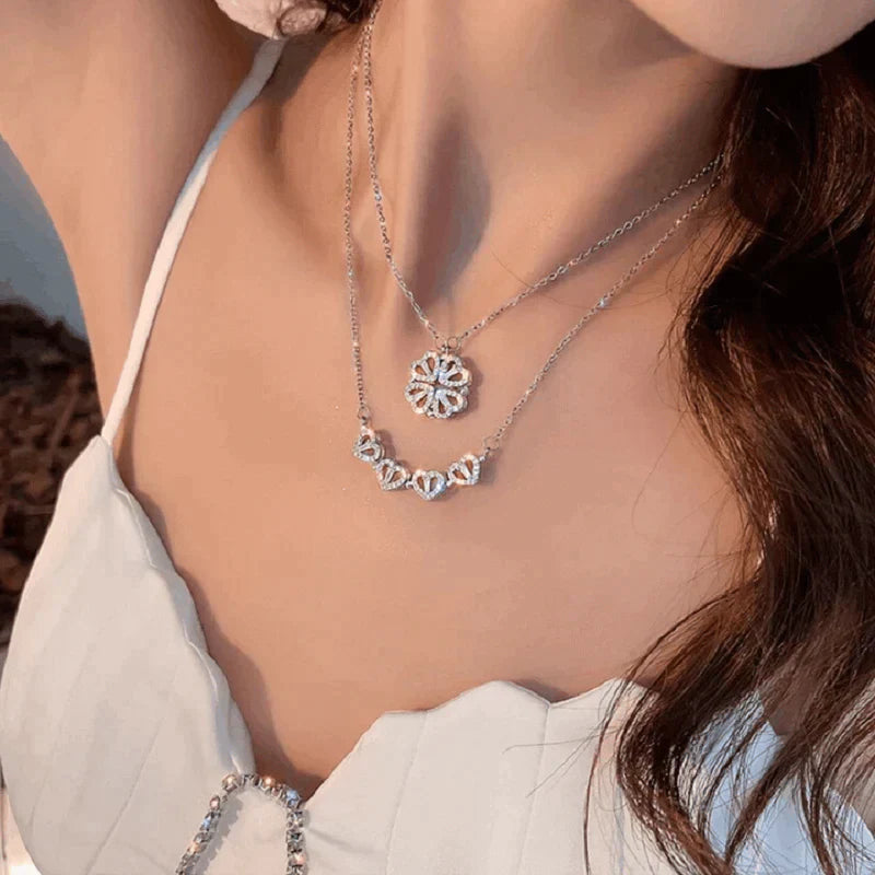 'Four-Leaf Heart Shape Necklace'The Best New Year Gifts For Your Loved Ones'