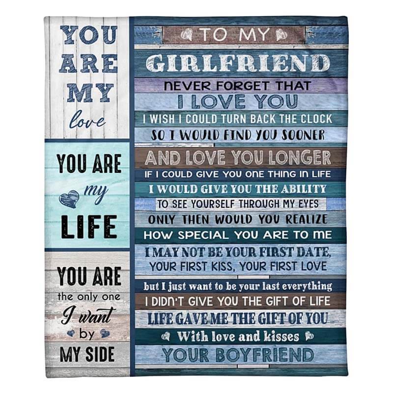 To My Girlfriend - From Boyfriend - A613 - Premium Blanket