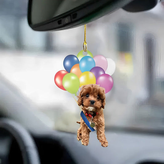 Cavapoo Fly With Bubbles Car Hanging Ornament BC031