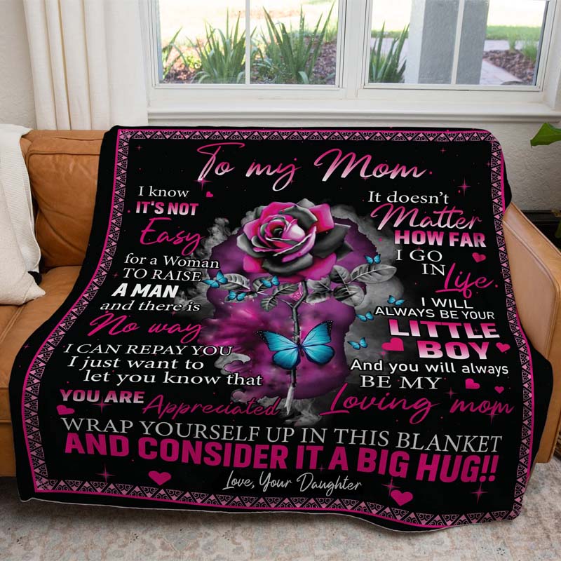 To My Mom - From Daughter  - A723 - Premium Blanket