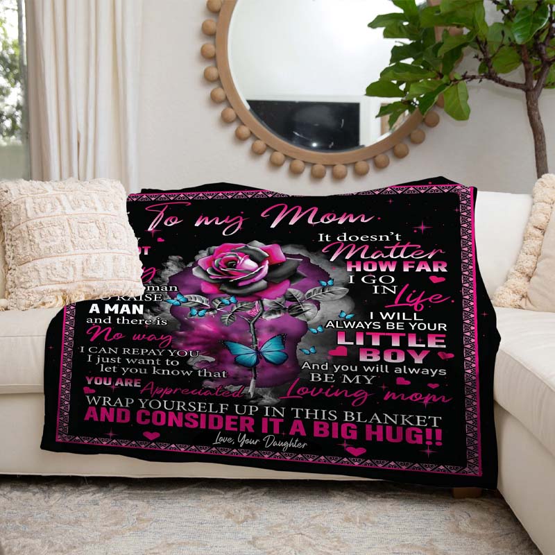 To My Mom - From Daughter  - A723 - Premium Blanket