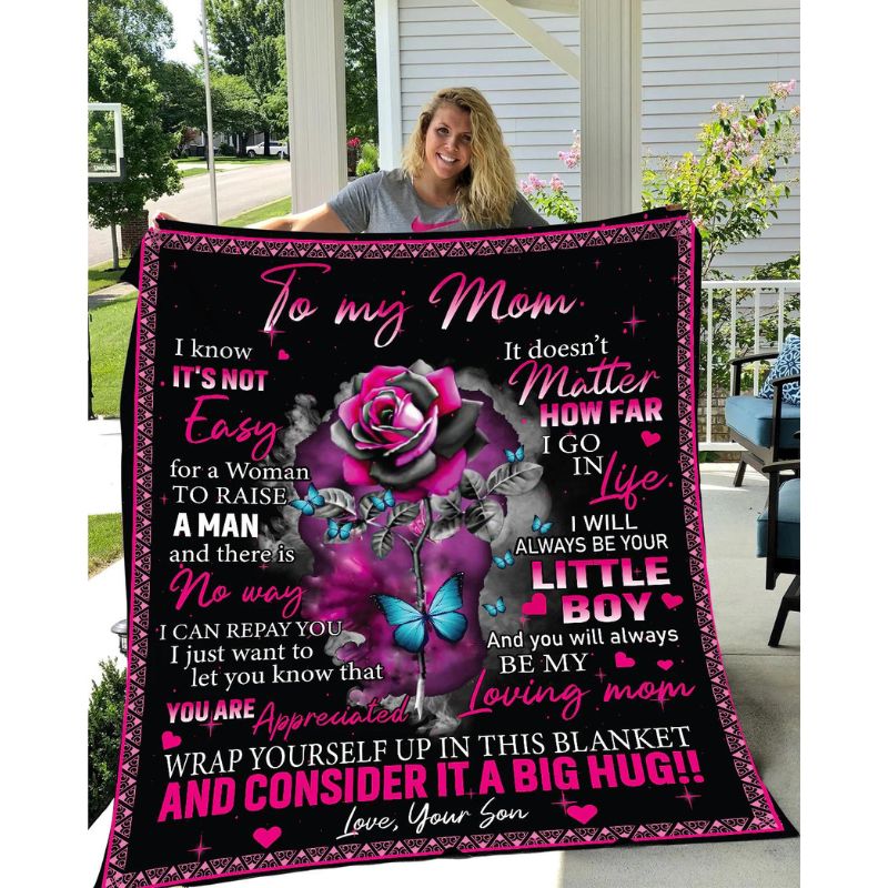 To My Mom - From Son  - A723 - Premium Blanket