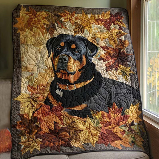 Rottweiler'S Autumn Breeze Blanket - D248 - Premium Blanket