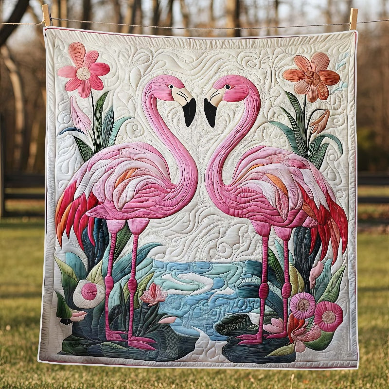 Flamingo Blanket - D299 - Premium Blanket