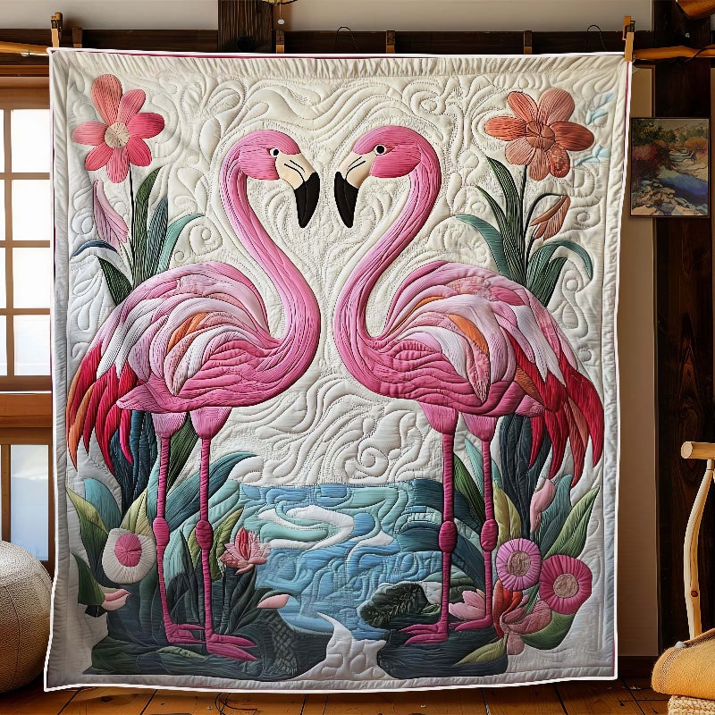 Flamingo Blanket - D299 - Premium Blanket