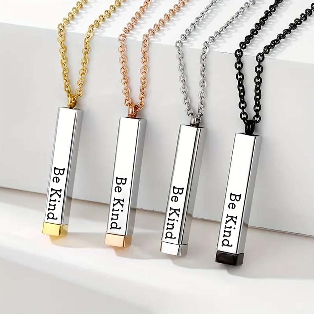 Be Kind...Of A Bi'ch - Hidden Message Necklace