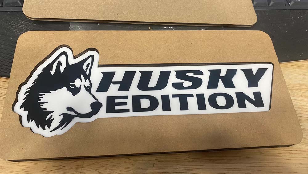 Dog Car Badge Laser Cutting Car Emblem