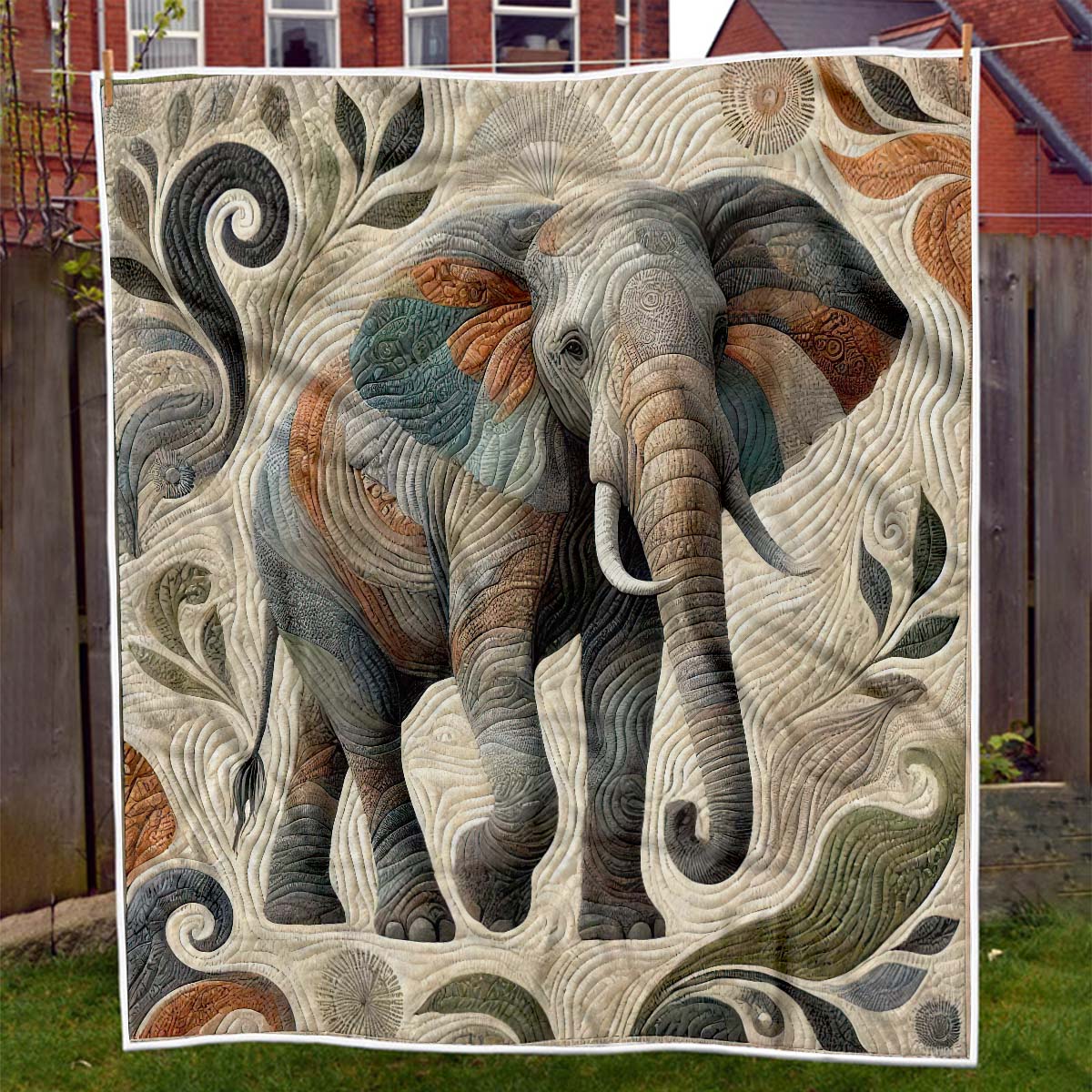 Elephant Blanket - H187 - Premium Blanket