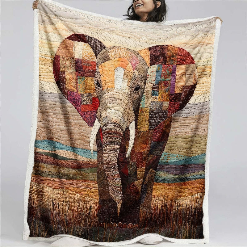 Stunning Elephant Blanket - H204 - Premium Blanket