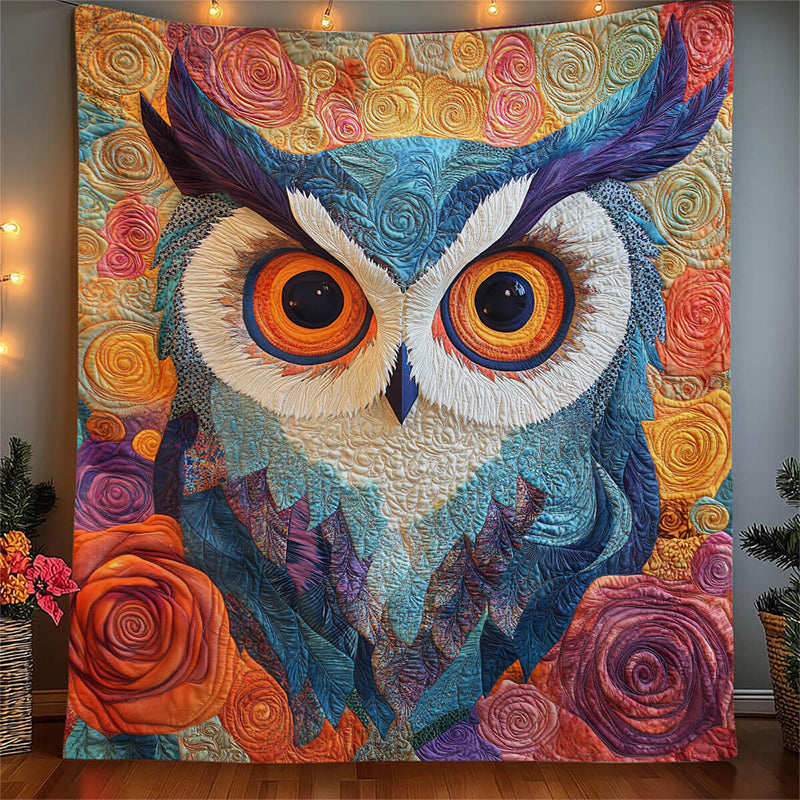 Rosy Owl Blanket - H296 - Premium Blanket