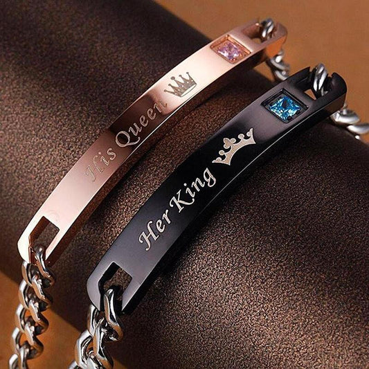 Her King His Queen Bracelets - ?Christmas Sale?