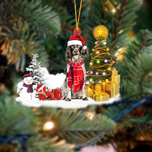 English Springer Spaniel Christmas Ornament SM128