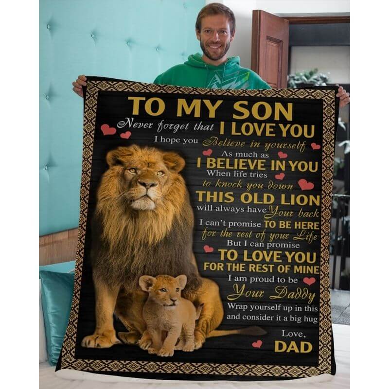 To My Son - From Dad - A387 - Premium Blanket