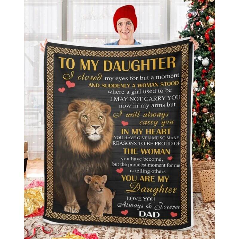 To My Daughter - From Dad - A383 - Premium Blanket