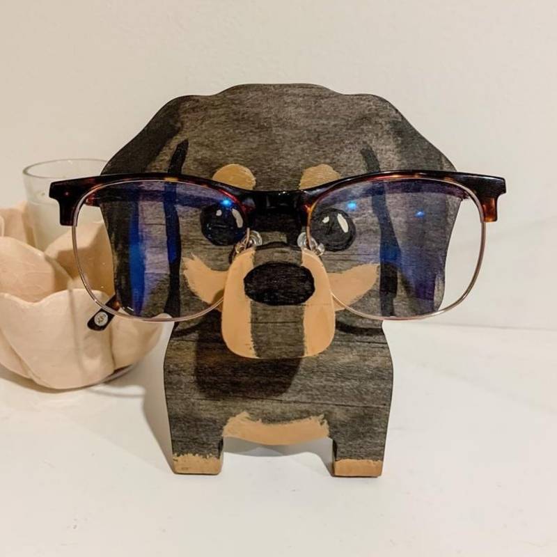 Handmade Glasses Stand Dachshund