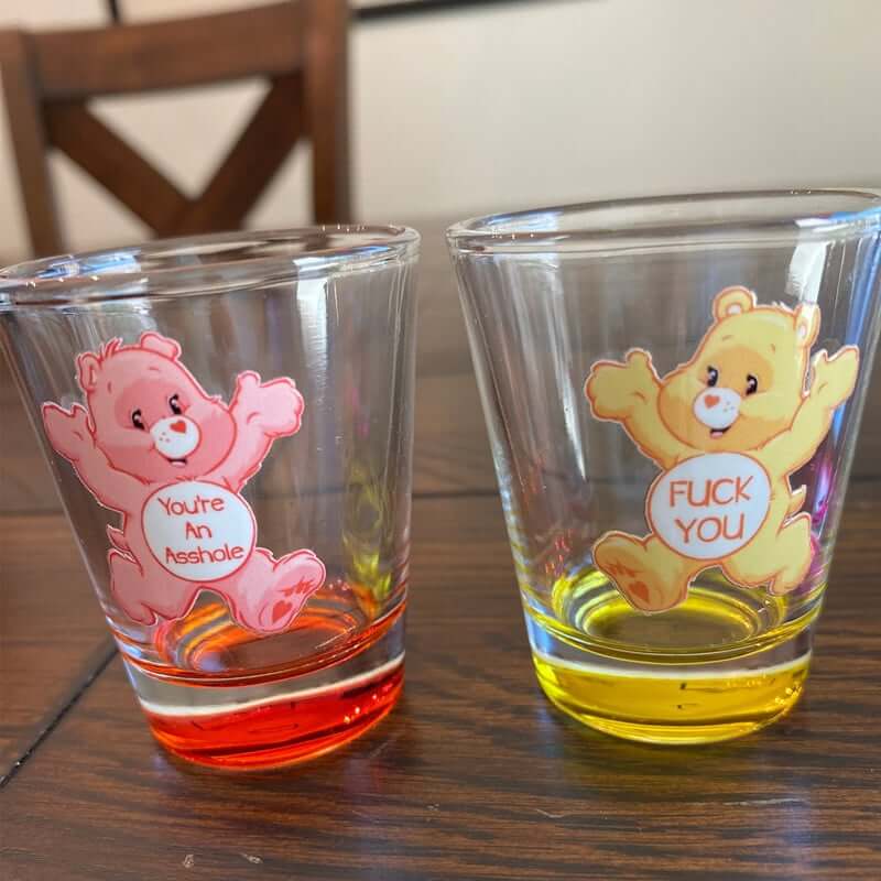 Swear Bears Shot Glasses