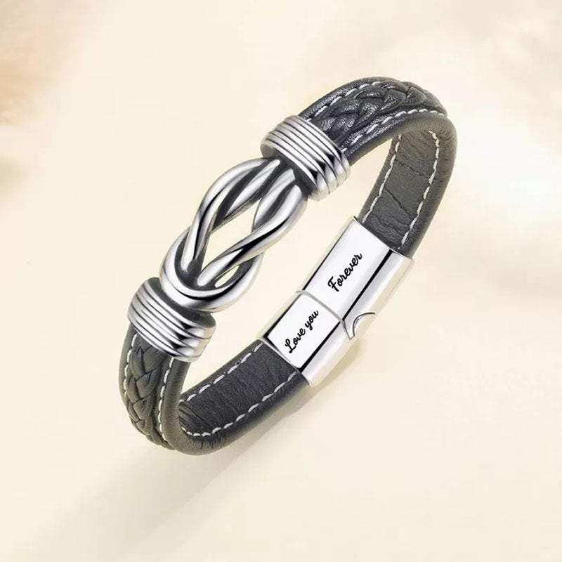 To My Man - I Love You Forever and Always Linked Bracelet